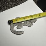 Signed JJ Pewter Tone Southwestern Large Desert Lizard Brooch Pin Jonette Silver Photo 1