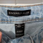 Sincerely Jules High Rise Carpenter Cargo Jeans W27 Light Wash Blue Size 27 Photo 2