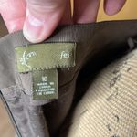 Anthropologie  Fei Brown Silk Blend Tulip Skirt Size 10 Photo 3