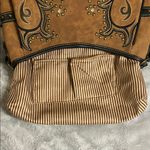 Western Bronze Floral Buckle Conceal Carry Shoulder Bag Tan Photo 10