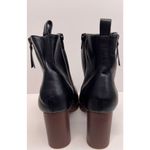 White Mountain Ankle Boots Size 9.5 Black Square Toe Block Heel Side Zip NEW Photo 6