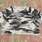 Aerie  Cropped Camo Crewneck Photo 0