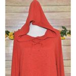 Southern Stitch  Ladies Red Hooded Bell Sleeves Pullover Sweatshirt Dress Size XL Photo 1