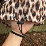 Zelos  Leopard Print Windbreaker Travel Jacket S Photo 4