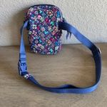 Vera Bradley  Disney Floral Crossbody Bag Quilted Purple‎ Blue Photo 2