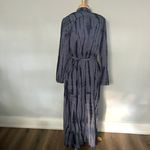 NEW NWT Hatley Navy Blue Tie Dye Belted Maxi Dress Size XS Photo 7