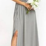Show Me Your Mumu NWT  Kendall Maxi Dress in Soft Charcoal Crisp Photo 0