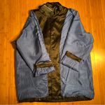 Chico's Womens 100% SILK Embroidered silk Lined Classic blazer Light Jacket|Sz:1 Photo 13