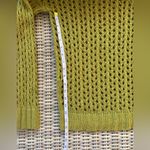 Wet Seal Vintage Y2K  Green Open Knit Sweater Photo 5
