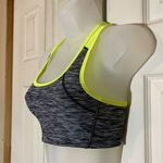 H&M Gray and Neon Yellow Racerback Sports Bra Small S Photo 2