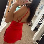 Beginning Boutique Janelle Red Mini Dress Photo 11