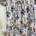 Lucky Brand Brand New Women's Lucky Brand Floral Print Dress Size Small White Blue Summer Photo 9