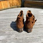 Born Børn Morocco Bootie, Leather Suede, Brown Zip Boot, Size 7 Photo 5
