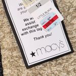 Macy's Macy’s High Neck Grey/Black Shimmer Mini Dress Photo 3