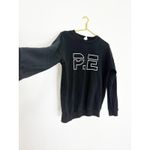 P.E. Nation Heads Up Sweatshirt Size XS Black Oversized Logo Pullover Crewneck Photo 10