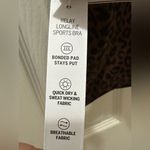 PINK - Victoria's Secret PINK by Victoria Secret Longline Relay Sports Bra Size Large Leopard print NEW Photo 12