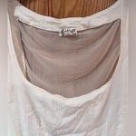 Free People Intimately She’s A Catch White Bodysuit Mesh Back Tank Top Medium Photo 9