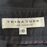 Trina Turk  Vintage Women’s Size 10 Black Flat Front Dress Trousers Pants Photo 3
