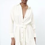ZARA  Linen Shirtdress Photo 1