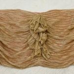 Anthropologie  Maeve Ruffled Metallic Tube Top Size XL NWT $90 Pink/Rose Photo 0