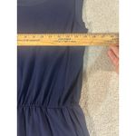 Boden‎ Blackberry Day Dress 6 Navy Pockets Preppy Blue Photo 6