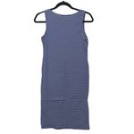 Motherhood Maternity Knit Maternity Tank Dress in Blue/White – Size M Photo 4