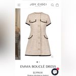 Joy Cioci Emma Boucle tweed dress 0 Pink Photo 4