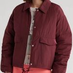Free People Movement Off the Bleachers Coaches
Jacket in Wine size Large Photo 3