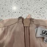 Lulu's Sz XL Maxi Dress Moonlight Serenade Strapless Peach Blush Chiffon Evening Pink Photo 8