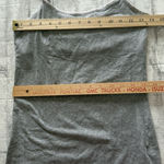 SO Y2K Soft Gray Spaghetti Strap Cami Top Adjustable Shelf Bra Cotton Coquette Sz M Photo 0