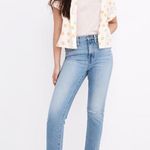 Madewell The High-Rise Slim Boyjean Summit Wash Summerweight Edition Size 26 Photo 2