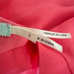 Kimchi Blue  Dress 2 Vida Pink Satin Halter Sleeveless Handkerchief Midi Sundress Photo 12