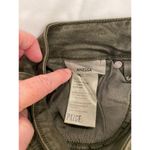 Paige  High Rise Anessa Wide Leg Ankle Jeans Vintage Mossy Green Women's Size 30 Photo 5