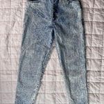 Vintage Palmetto's 100% Cotton Light Acid Wash Tapered Denim Mom Jeans Photo 0