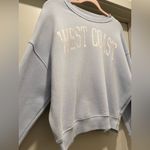 Grayson Threads Light Blue & White West Coast Graphic Crew Neck Sweater - XS Photo 9