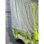 Free People No More Tiers Tube Top Size LARGE Ivory Embroidered Photo 3