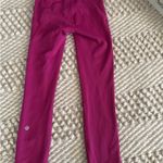 Lululemon Size 0 magenta leggings Photo 2