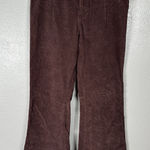 Free People We The  Jayde Corduroy Flare Jeans 30 Chocolate Brown High Rise Y2K Photo 0