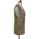 Cambridge Dry Goods Knit Vest Small Brown Sweater NWT Cottagecore Photo 2