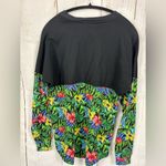 Stay Salty Myrtle Beach Long Sleeve Top – Tropical Floral Colorblock Size L Photo 2