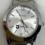 Remix Jefferson women watch silver tone 32mm round case quartz analog running Photo 2