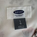 Old Navy L Large Printed Waisted Swing Dress Long Sleeve Woven Cottagecore Boho Photo 5