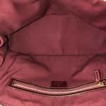 Gucci GG Canvas Wine Leather Top Handle Dome Tote MINT CONDITION COA, Dust Bag Photo 7