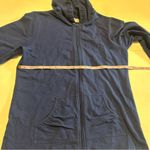 Savvy Sport Medium Navy Blue Athletic Sinched Jacket Zip Up Casual Womens Photo 1