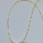 Handmade Cream Wax Green Elephant Necklace Photo 4