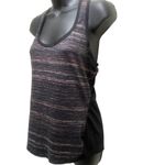Athleta  Activewear Tank Top Racerback Black Brown Tan Print Size Small‎ S Photo 1