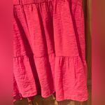 ZARA  Jeweled‎ Button Ruffle Tiered Drop Waist Orange Mini Dress Size Medium Photo 6