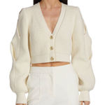 Derek Lam  10 Crosby Marcelyn Twisted Cropped Cardigan Photo 0