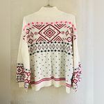 st. john's bay  Womens O size  Mock Neck Long Sleeve Ivory Sweater New Knit Top NWT Photo 1