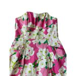 Lilly Pulitzer LILLY PULTIZER Womens Pink Floral Strapless Dress Size 10 Photo 2